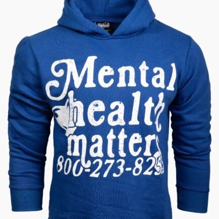 Mental Health Matters Hoodie - Blue